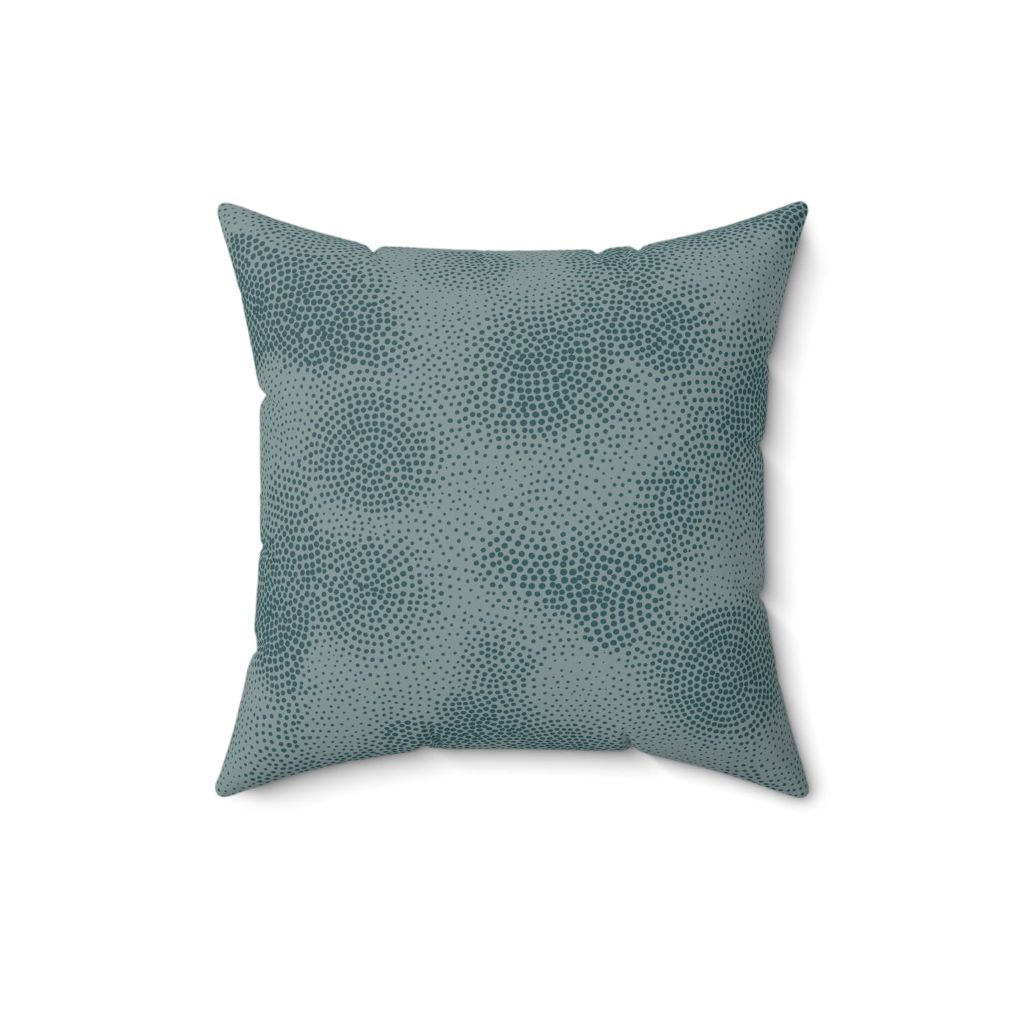 Deep Dot Fade - Spun Polyester Square Pillow