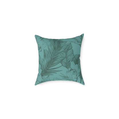 Ocean Grove Sketch - Square Poly Canvas Pillow