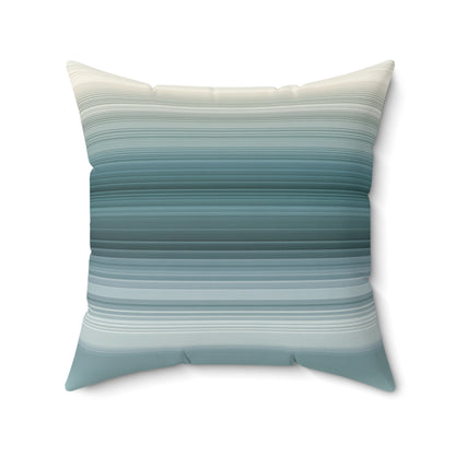 Mistline Neutral Fade - Faux Suede Square Pillow