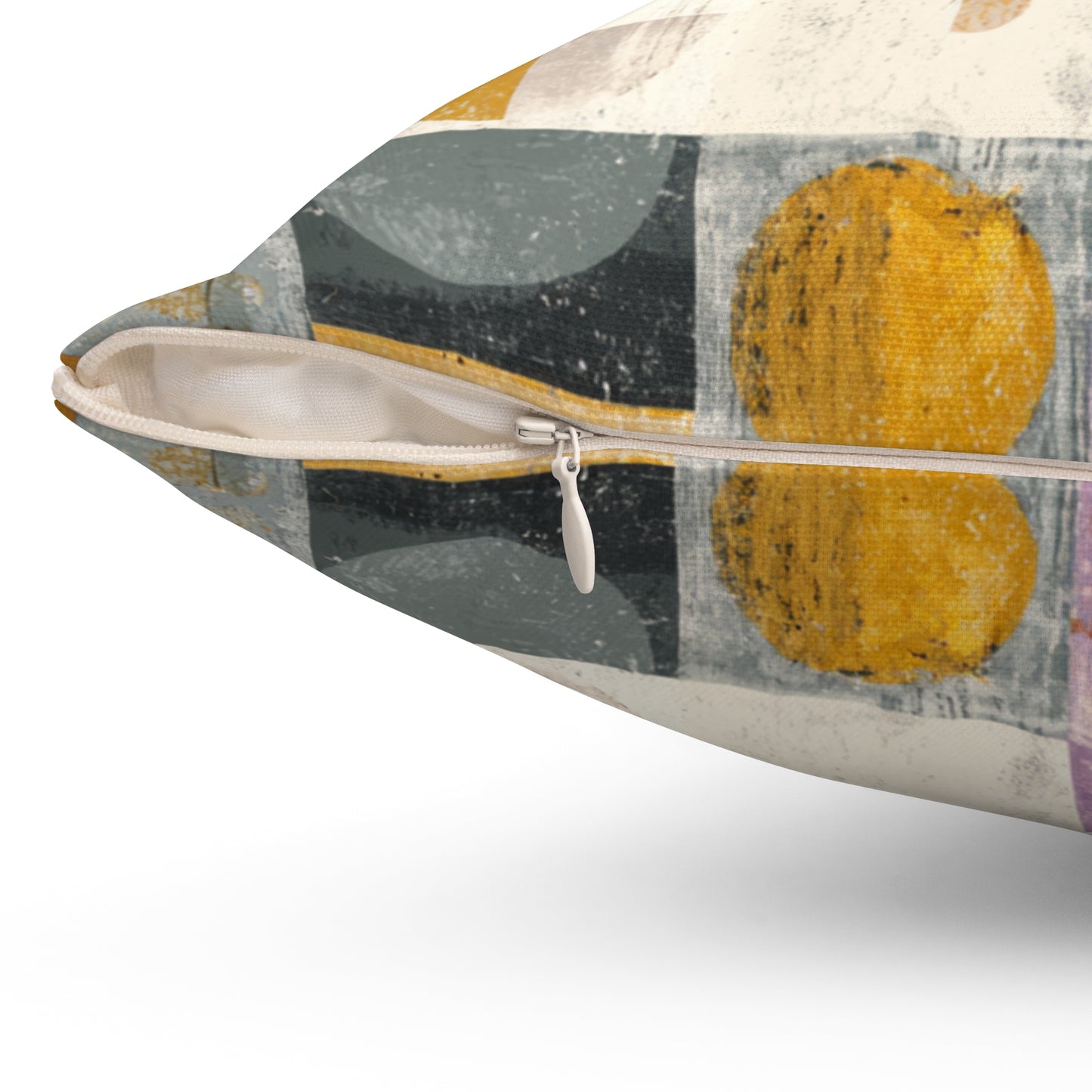Vintage Quilt Blocks - Spun Polyester Square Pillow