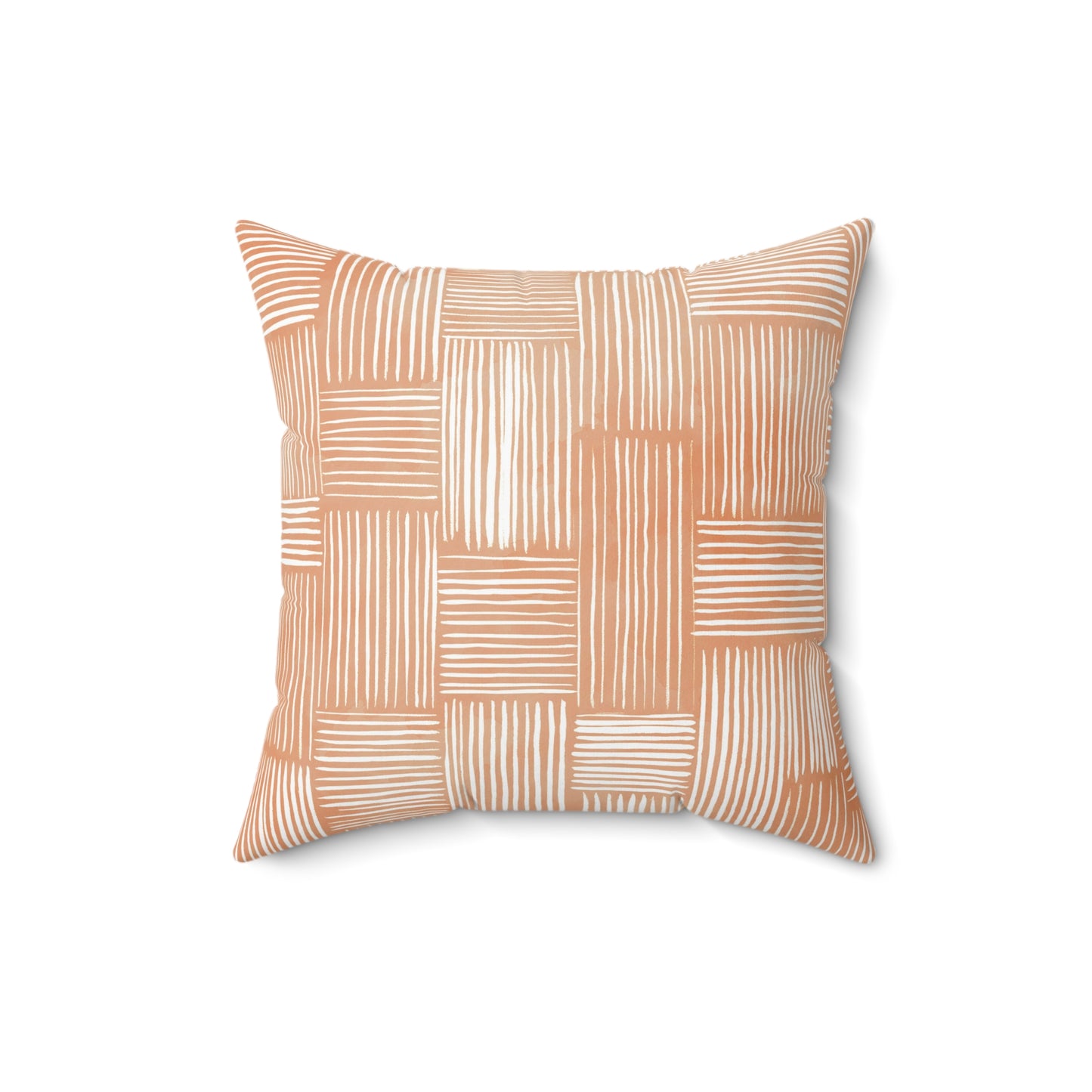Clay Weave - Spun Polyester Square Pillow