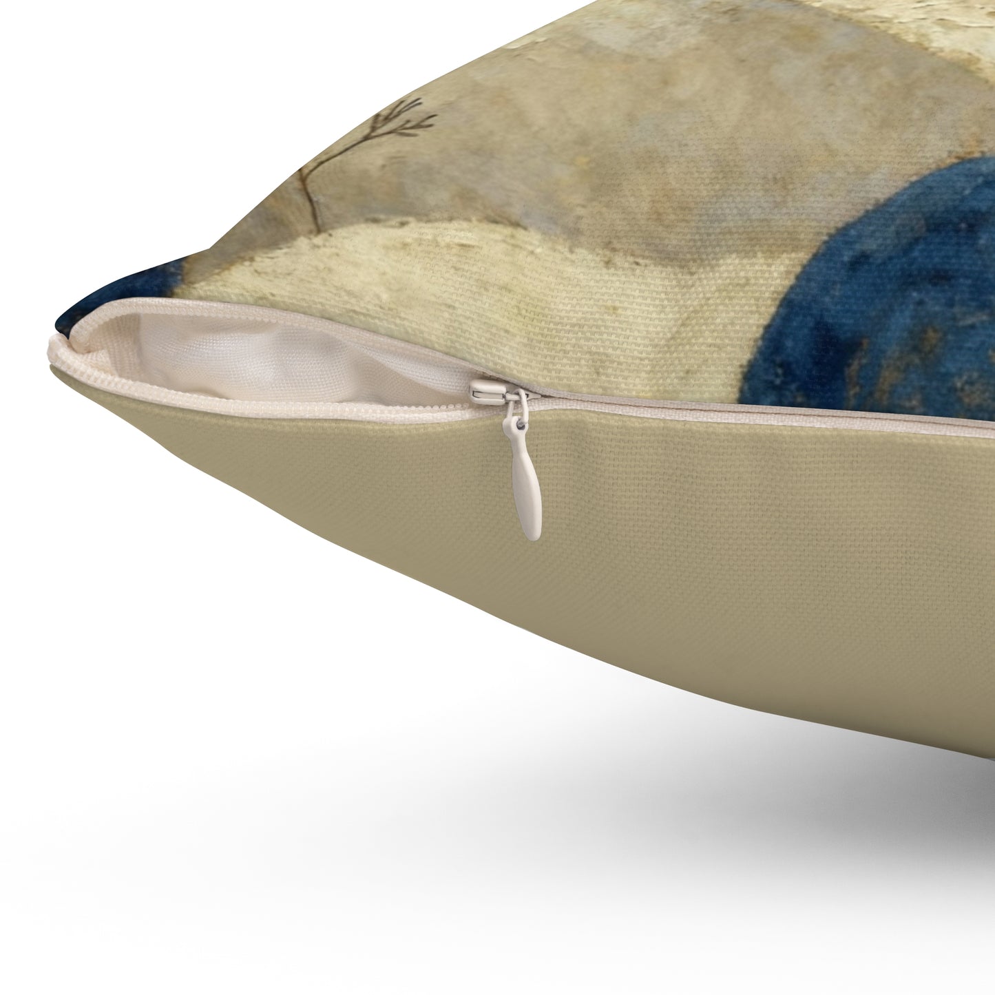 Midnight Hill Landscape - Spun Polyester Square Pillow