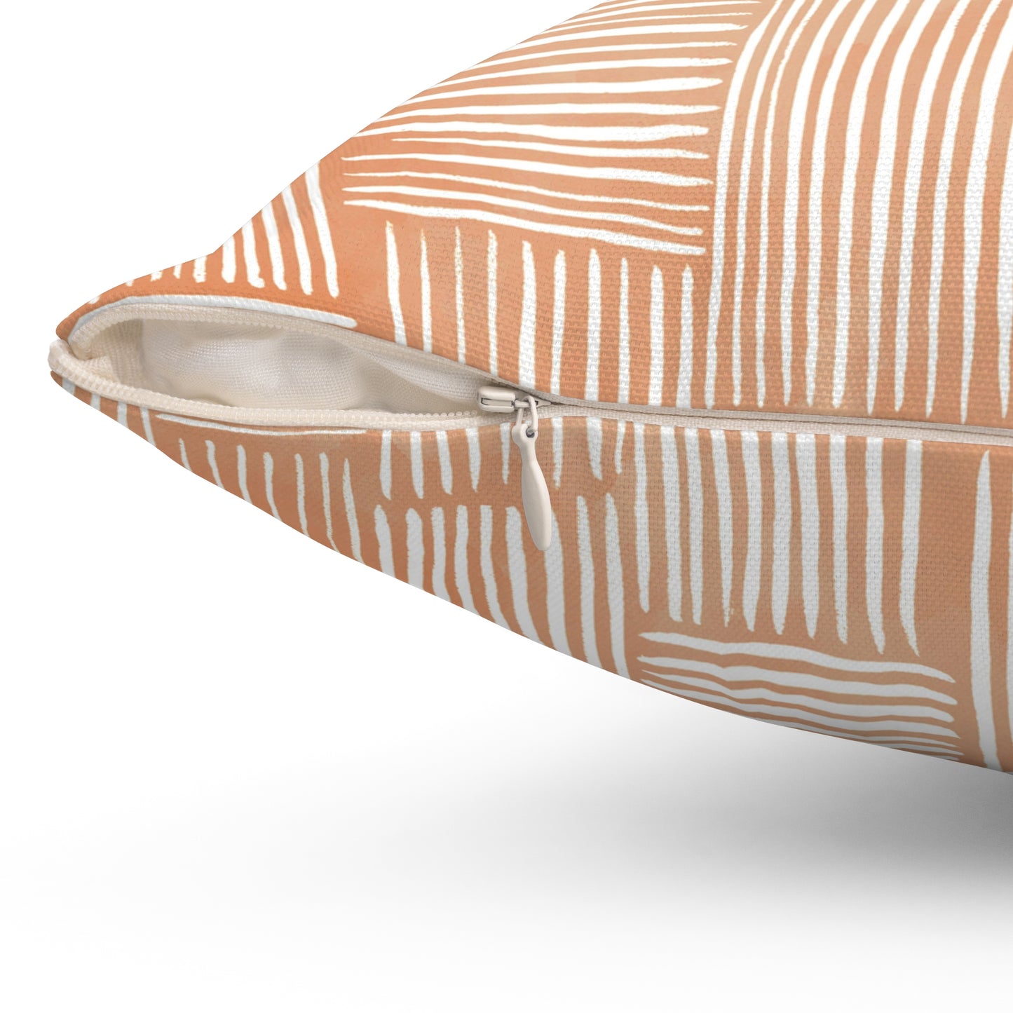Clay Weave - Spun Polyester Square Pillow