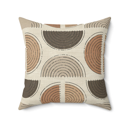 Terra Arc - Spun Polyester Square Pillow