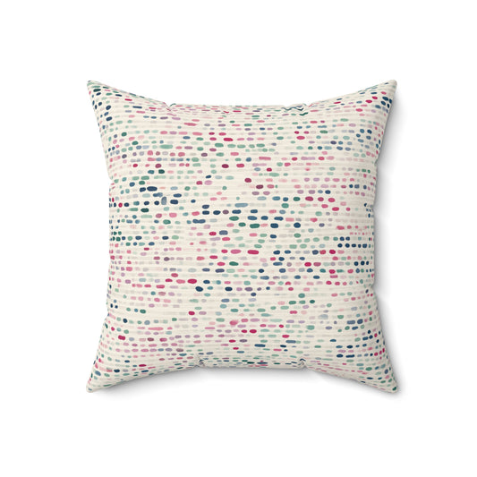 Pastel Pixel - Spun Polyester Square Pillow
