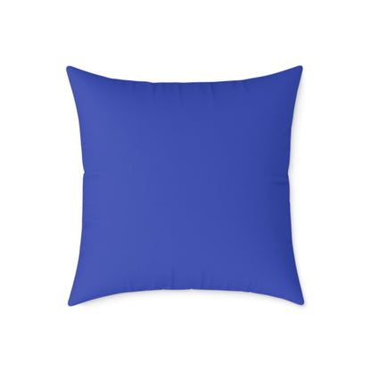 Santorini Mosaic Tile - Square Poly Canvas Pillow