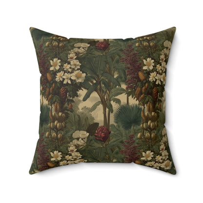 Thistlewood Woodland Bloom - Faux Suede Square Pillow