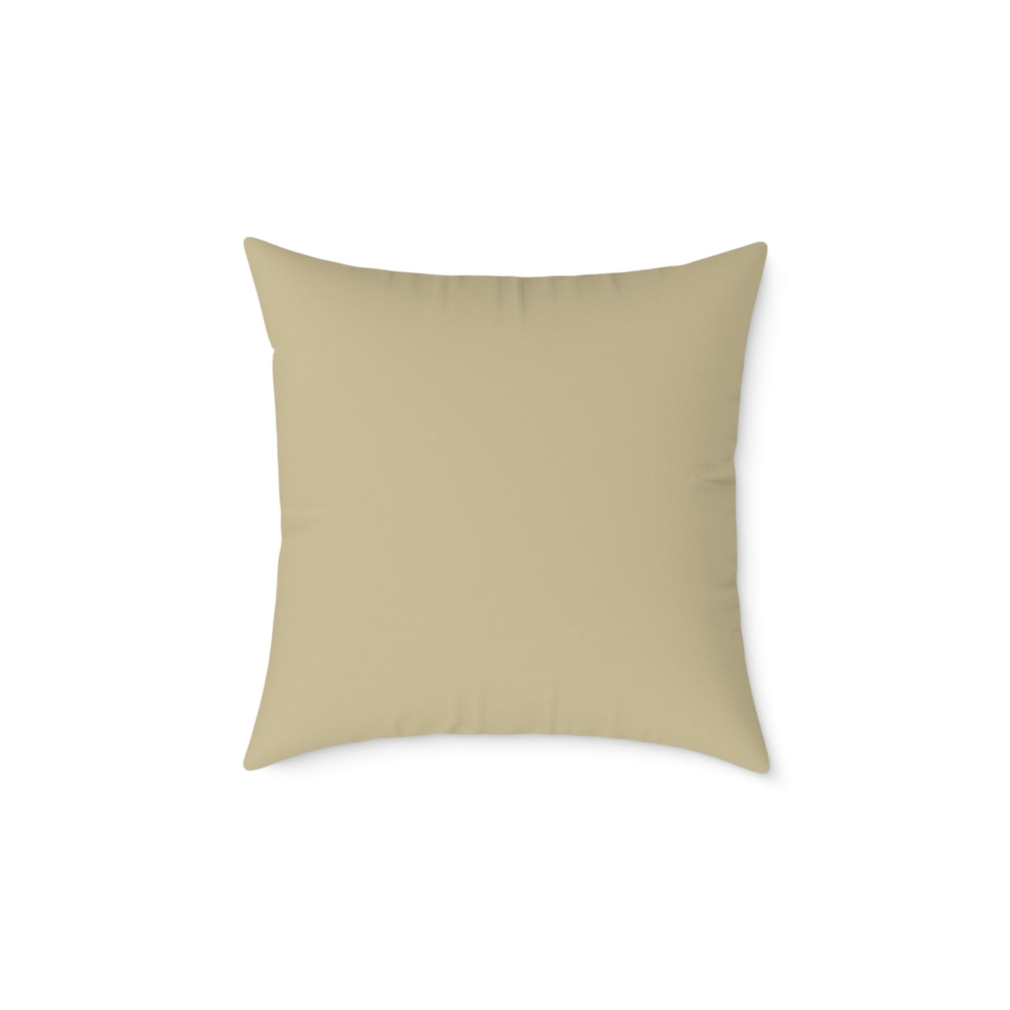 Loom Lines - Oat - Square Poly Canvas Pillow