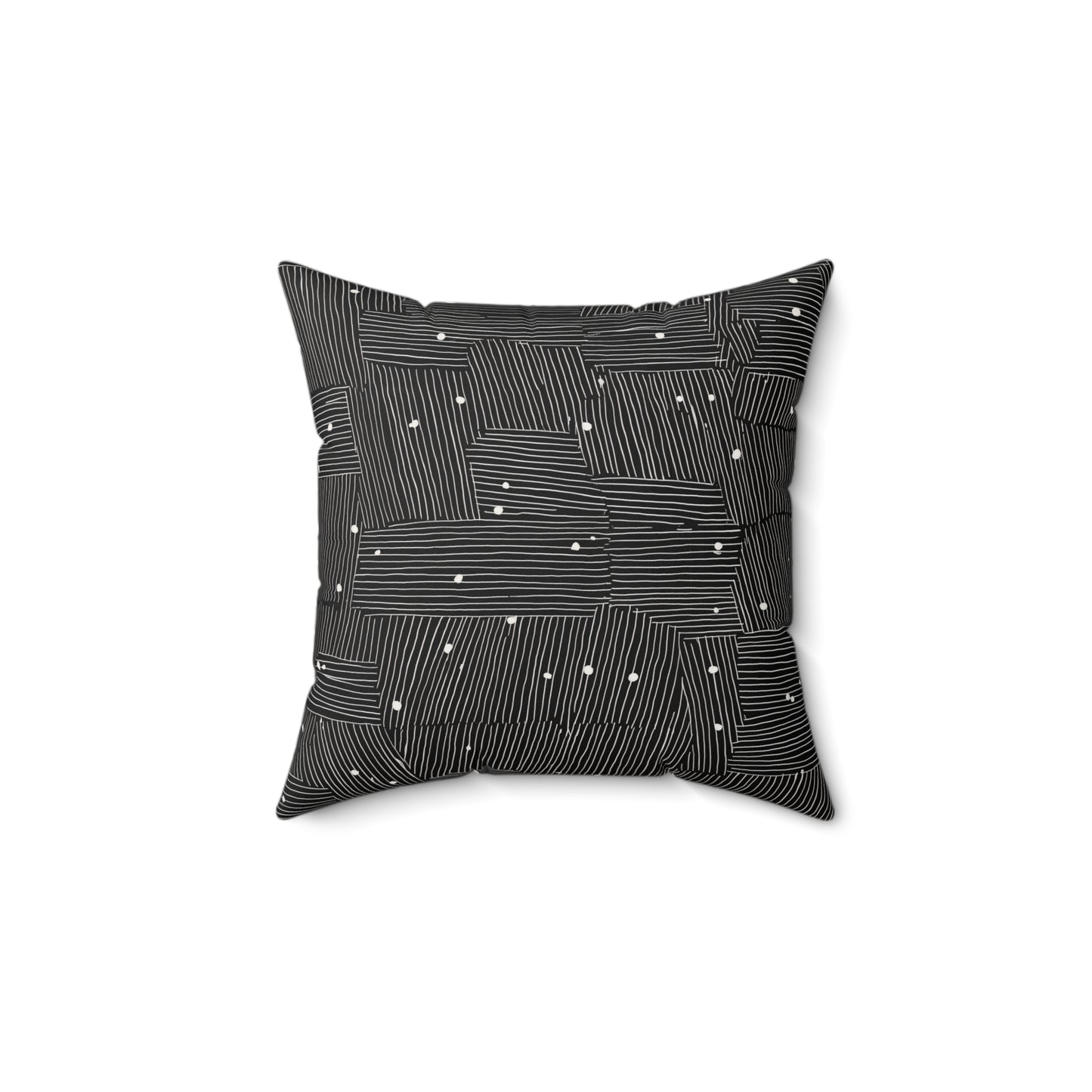 Maze Geo - Spun Polyester Square Pillow