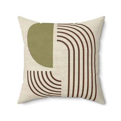 Orbit Form - Spun Polyester Square Pillow