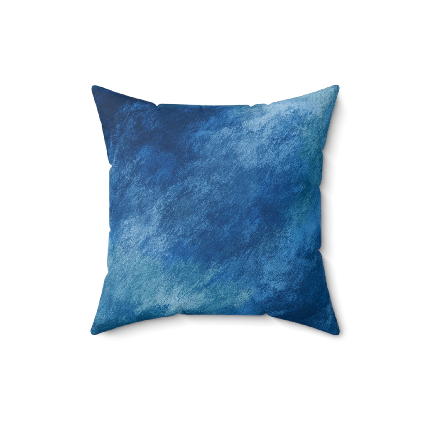 Indigo Water Drift - Spun Polyester Square Pillow