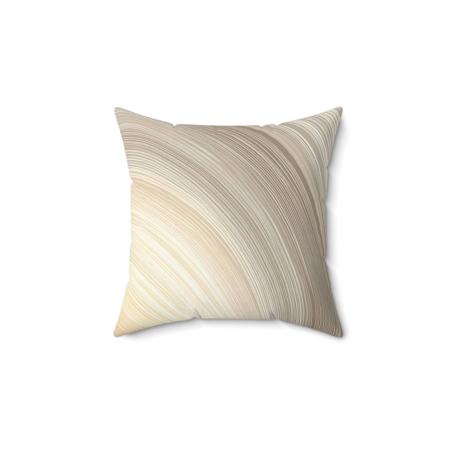 Radiant Halo Lines - Faux Suede Square Pillow