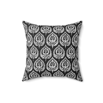 Deco Leaf - Spun Polyester Square Pillow