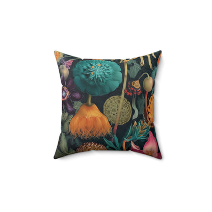 Opulent Garden - Faux Suede Square Pillow