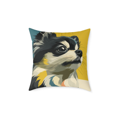 Pomeranian - Square Poly Canvas Pillow