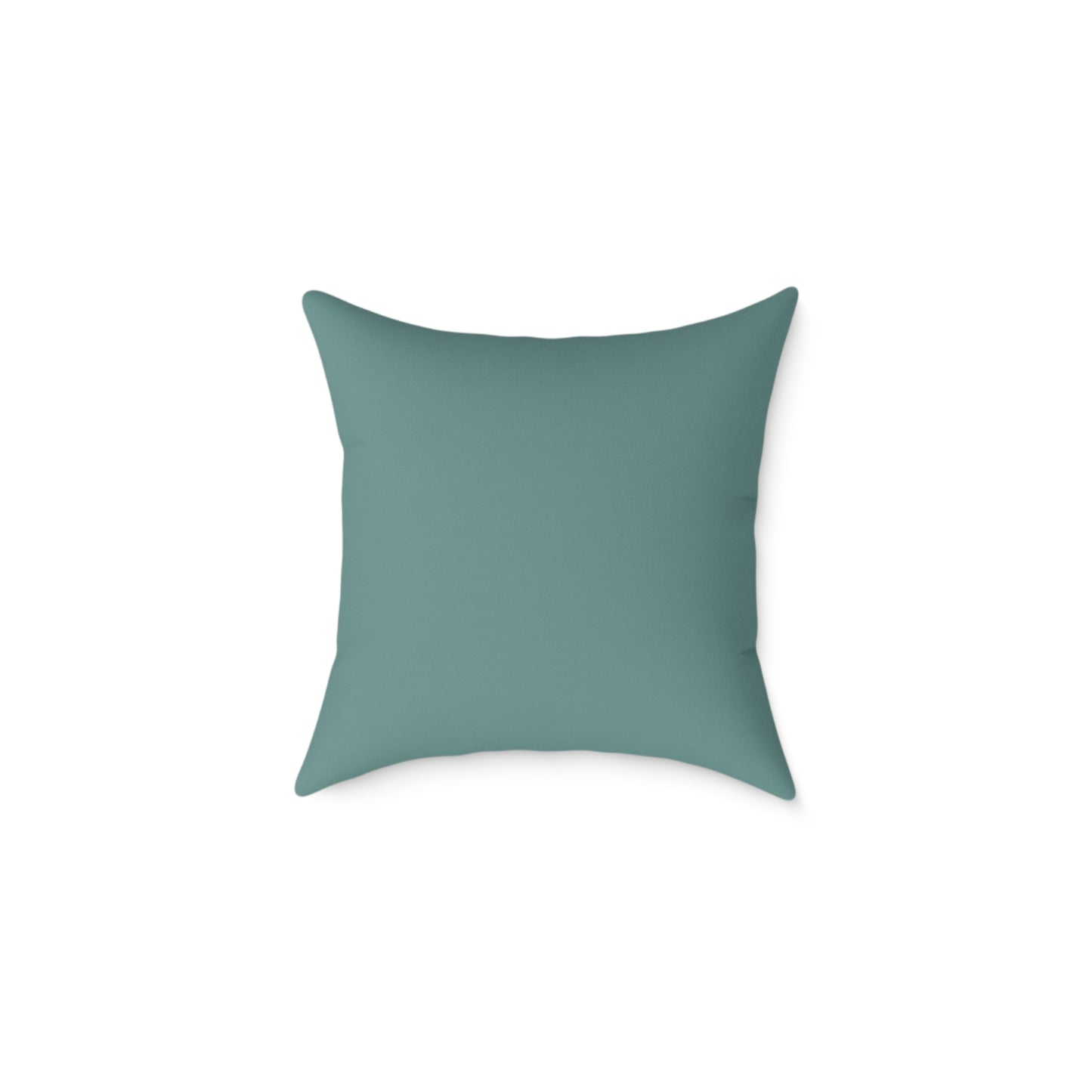 Pebble Scatter - Seafoam - Square Poly Canvas Pillow