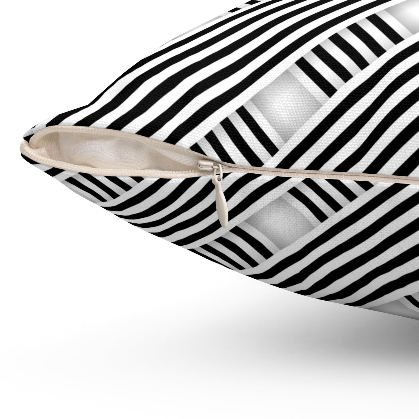 Diagonal Dash Weave - Spun Polyester Square Pillow