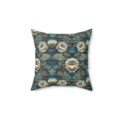 Ivory Petal Mirage - Spun Polyester Square Pillow