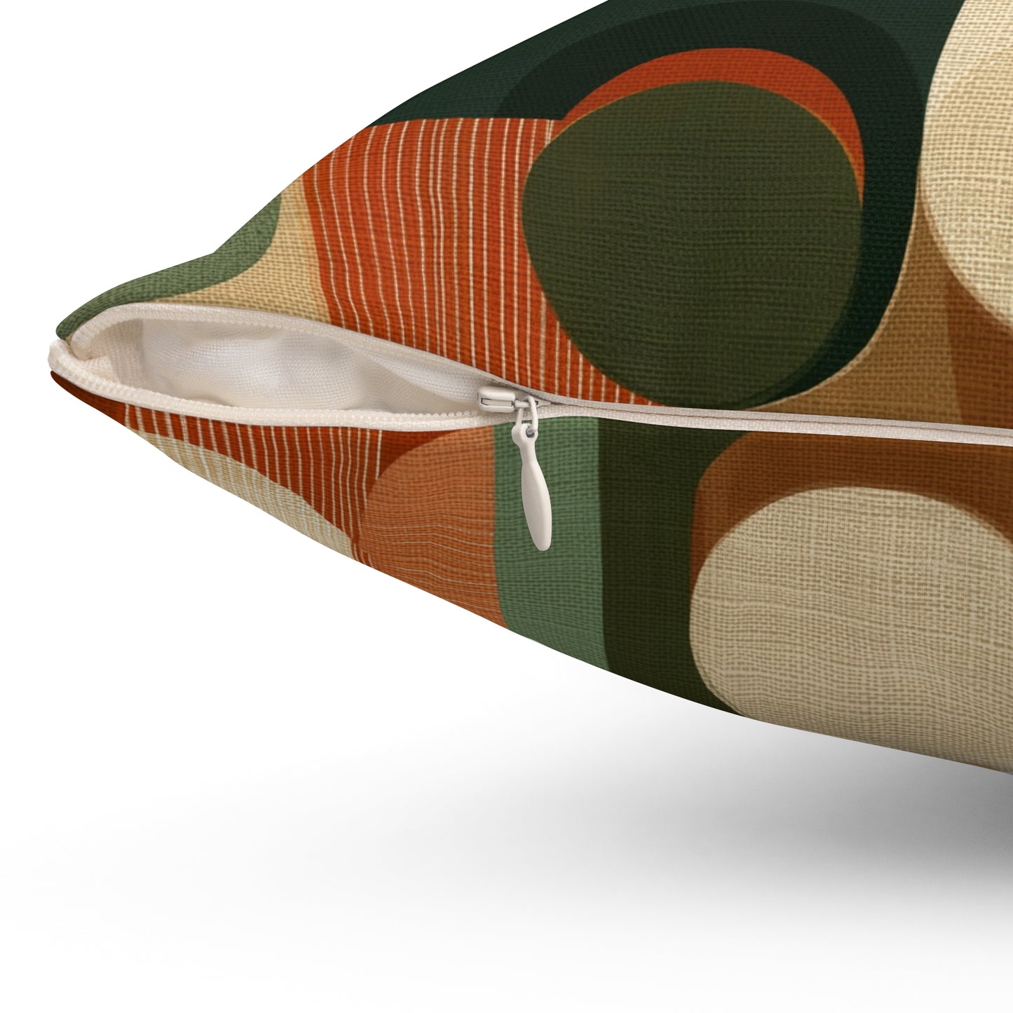 Geo Groove - Spun Polyester Square Pillow
