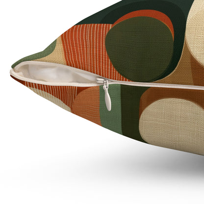Geo Groove - Spun Polyester Square Pillow