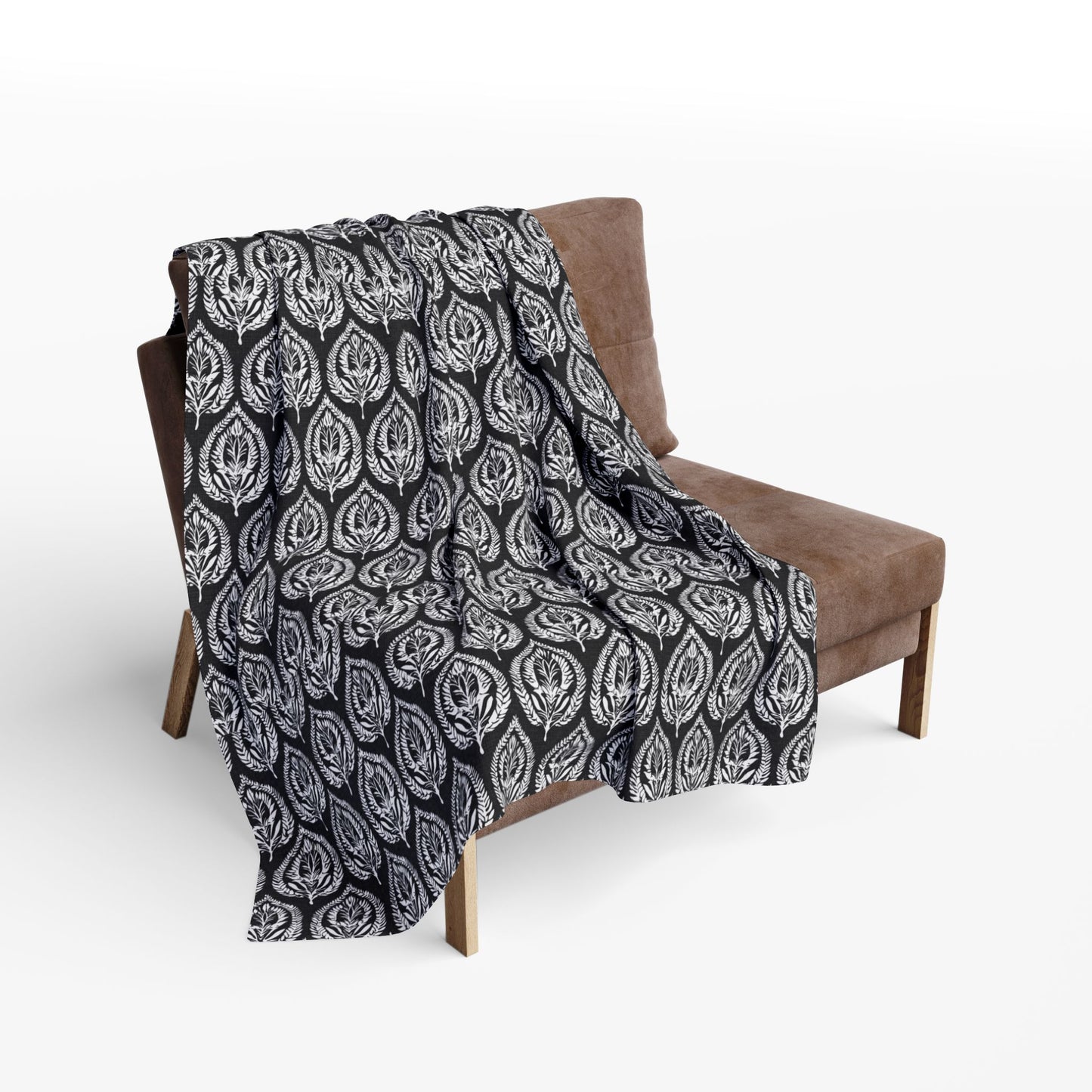 Deco Leaf - Arctic Fleece Blanket