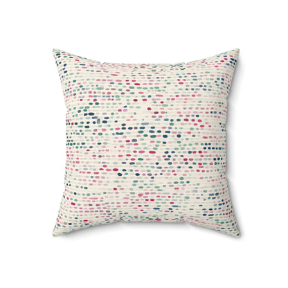 Pastel Pixel - Spun Polyester Square Pillow