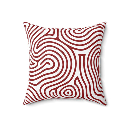 Contour Flow - Spun Polyester Square Pillow