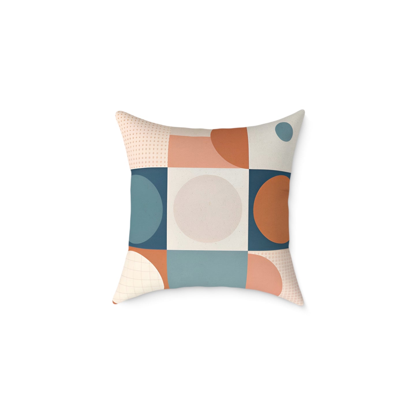 Mod Dot - Square Poly Canvas Pillow