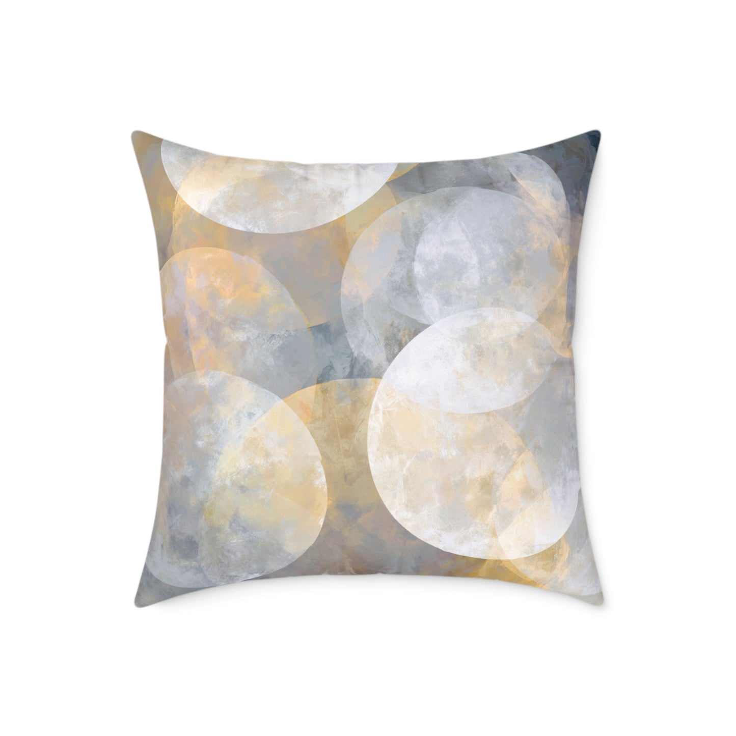 Celestial Orb Scatter - Square Poly Canvas Pillow