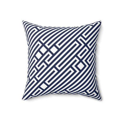 Labyrinth - Spun Polyester Square Pillow