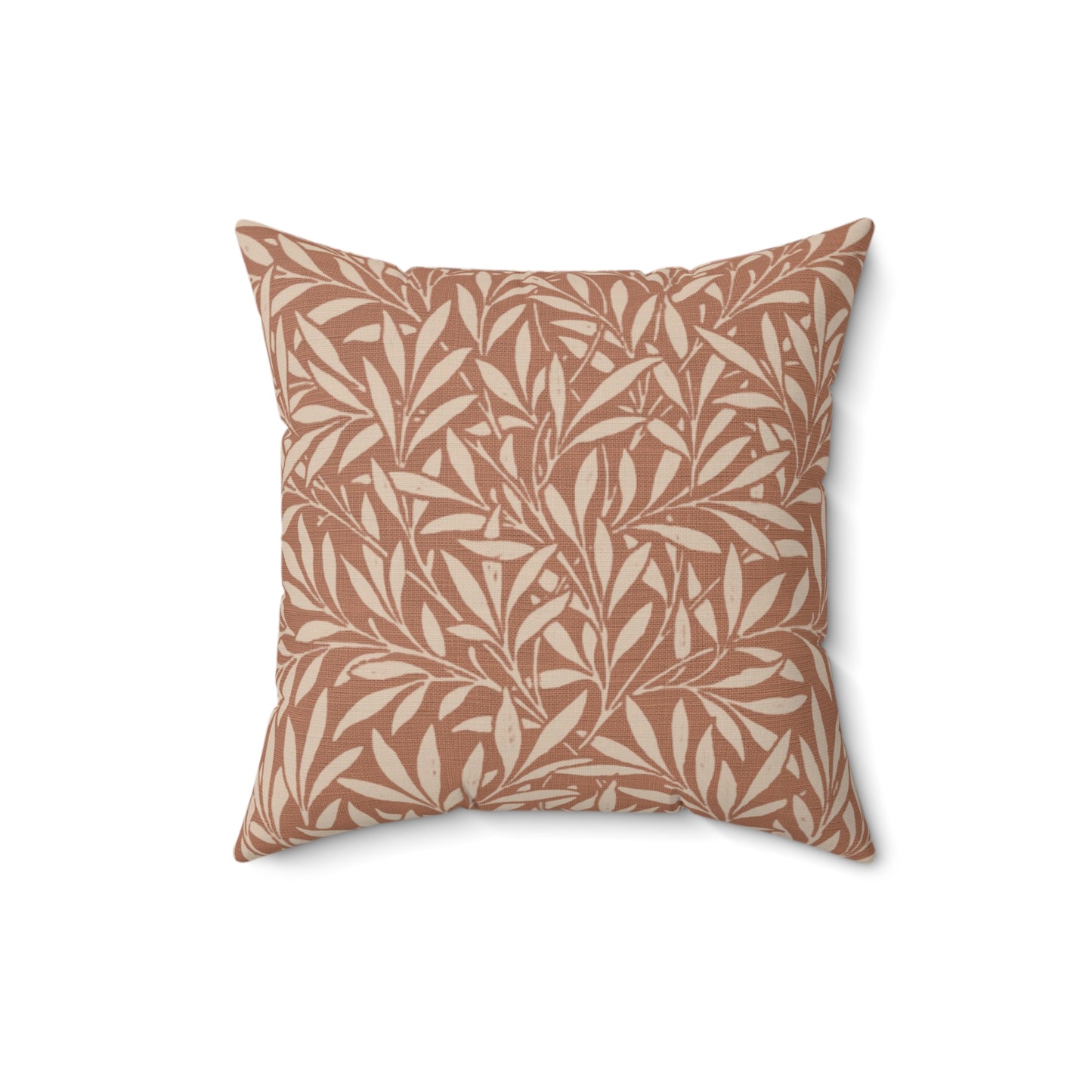Terra Leaf - Faux Suede Square Pillow