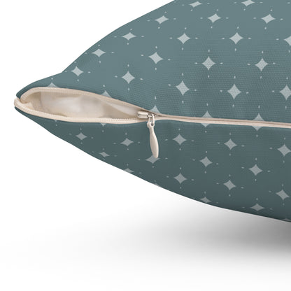 Slate Breeze - Spun Polyester Square Pillow