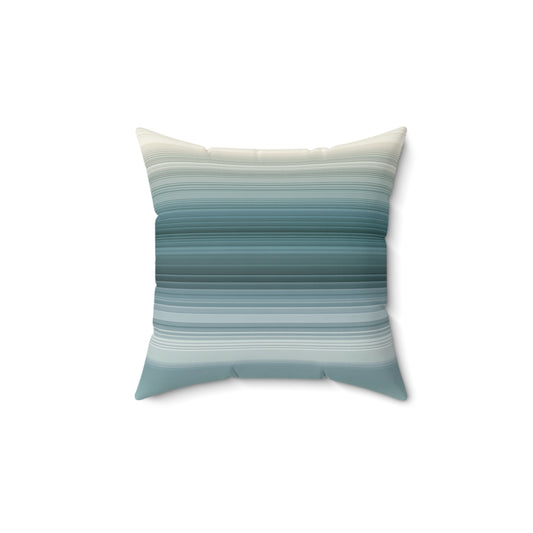 Mistline Neutral Fade - Faux Suede Square Pillow