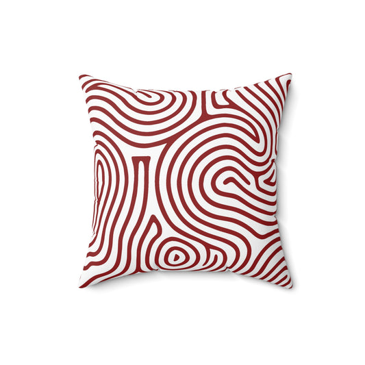Contour Flow - Spun Polyester Square Pillow