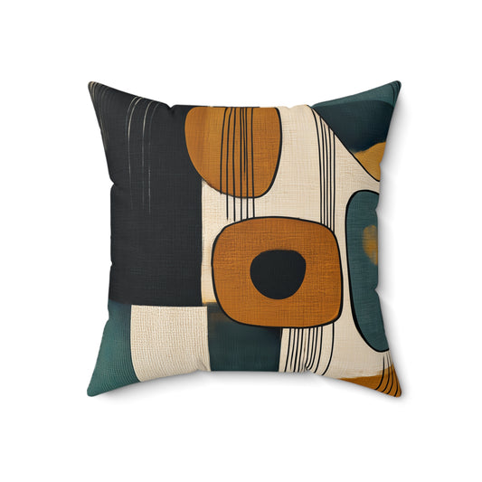 Atomic Orchard - Spun Polyester Square Pillow