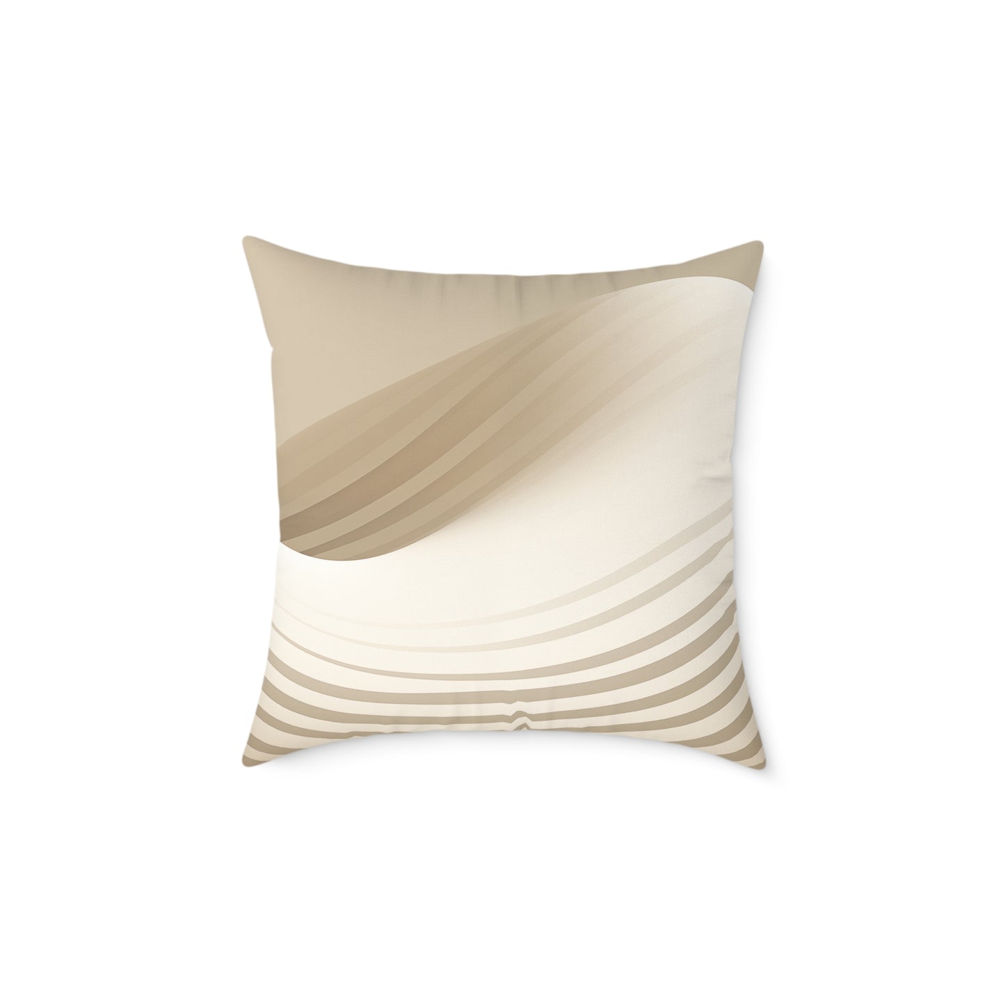 Sculpted Sands - Square Poly Canvas Pillow