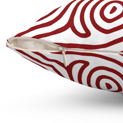 Contour Flow - Spun Polyester Square Pillow