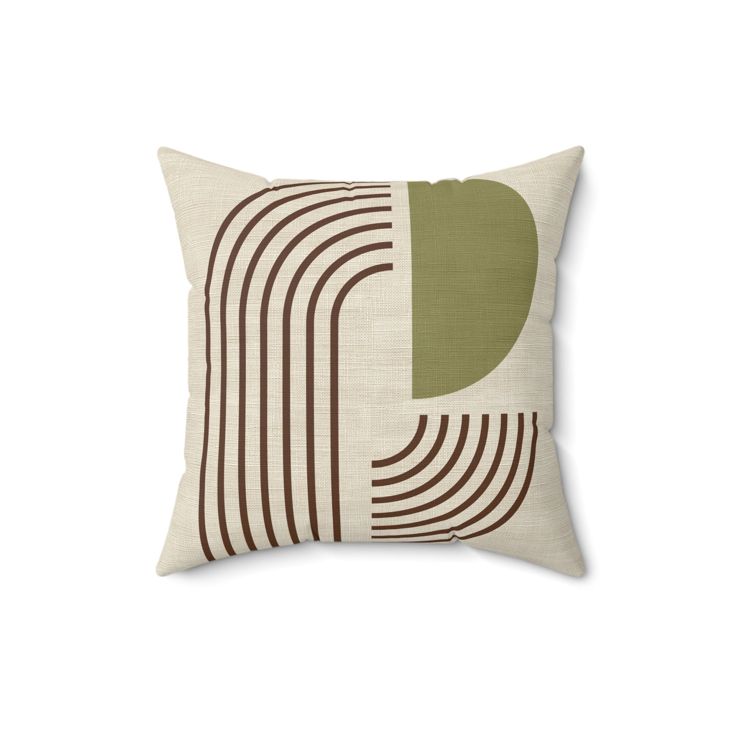 Orbit Form - Spun Polyester Square Pillow