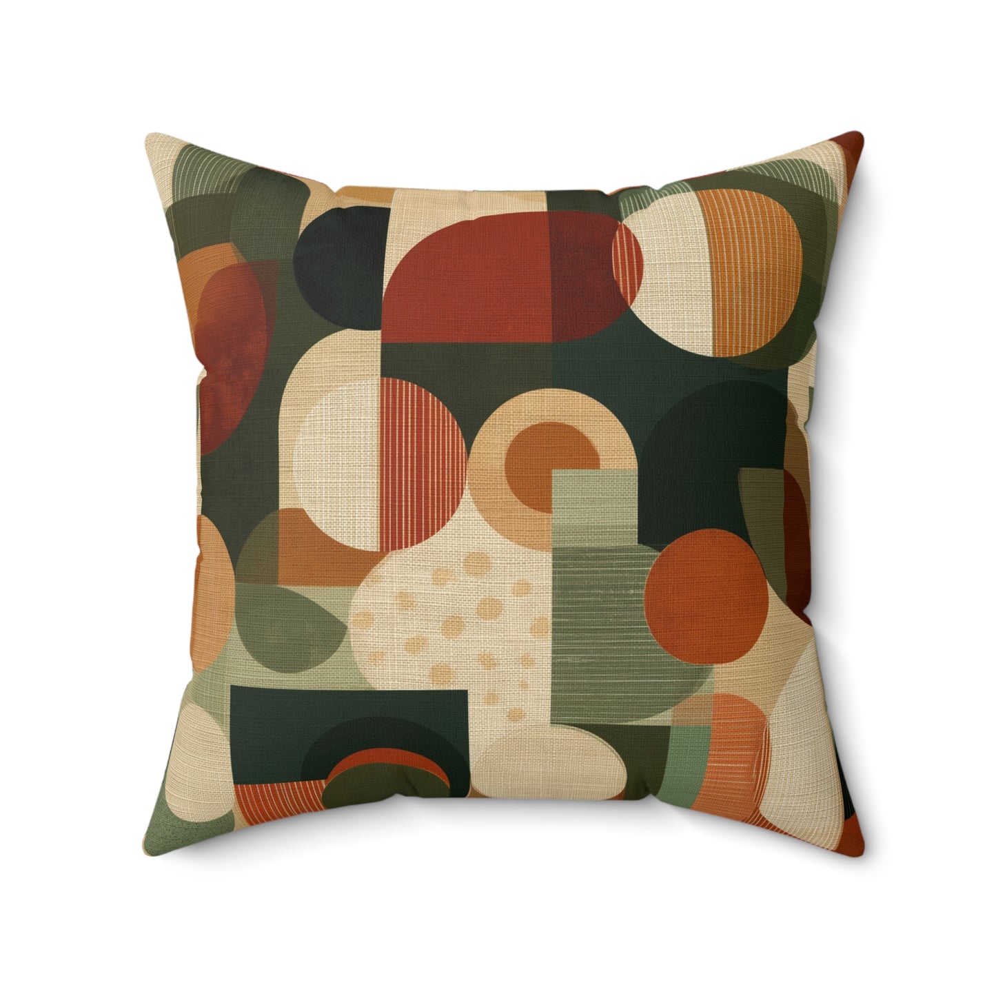 Geo Groove - Spun Polyester Square Pillow