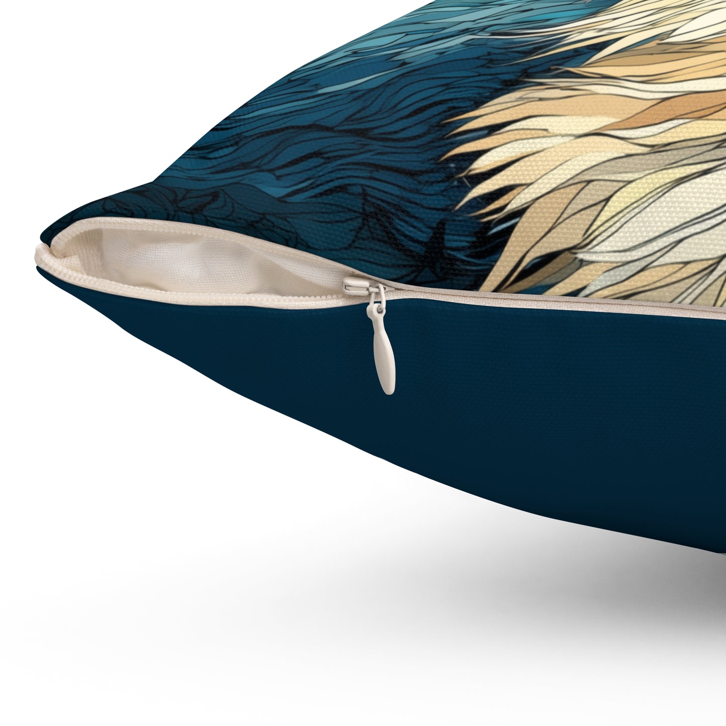 Night Sky Shepherd - Spun Polyester Square Pillow