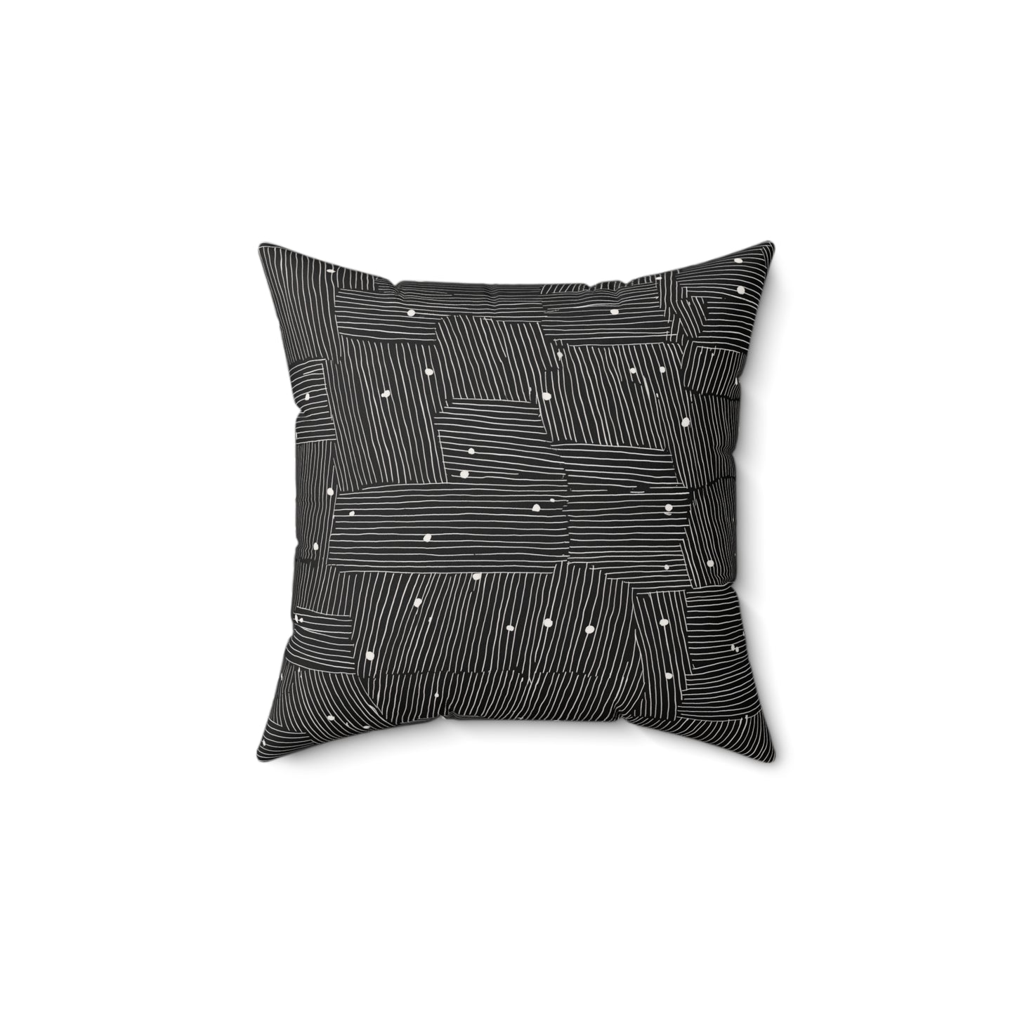 Maze Geo - Spun Polyester Square Pillow