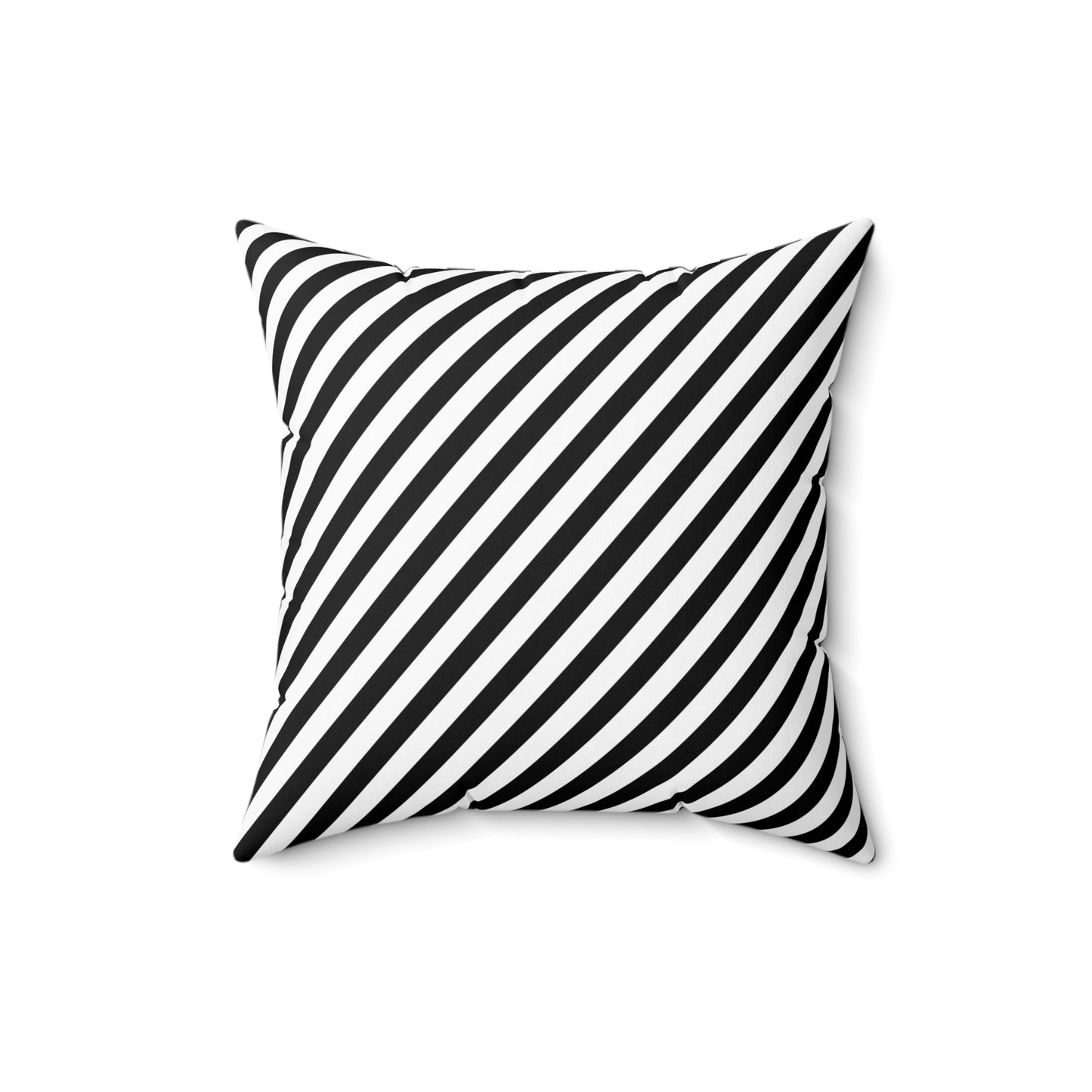 Sharp Angle Stripe - Spun Polyester Square Pillow