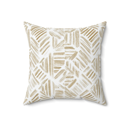 Sandstone Brush Weave - Spun Polyester Square Pillow