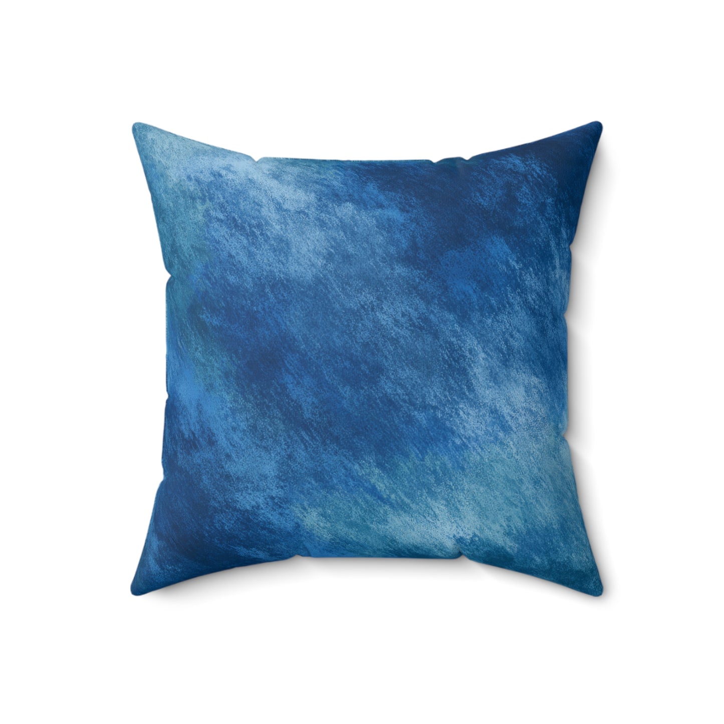 Indigo Water Drift - Spun Polyester Square Pillow