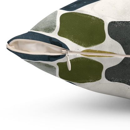 Pebble Garden Scatter - Spun Polyester Square Pillow