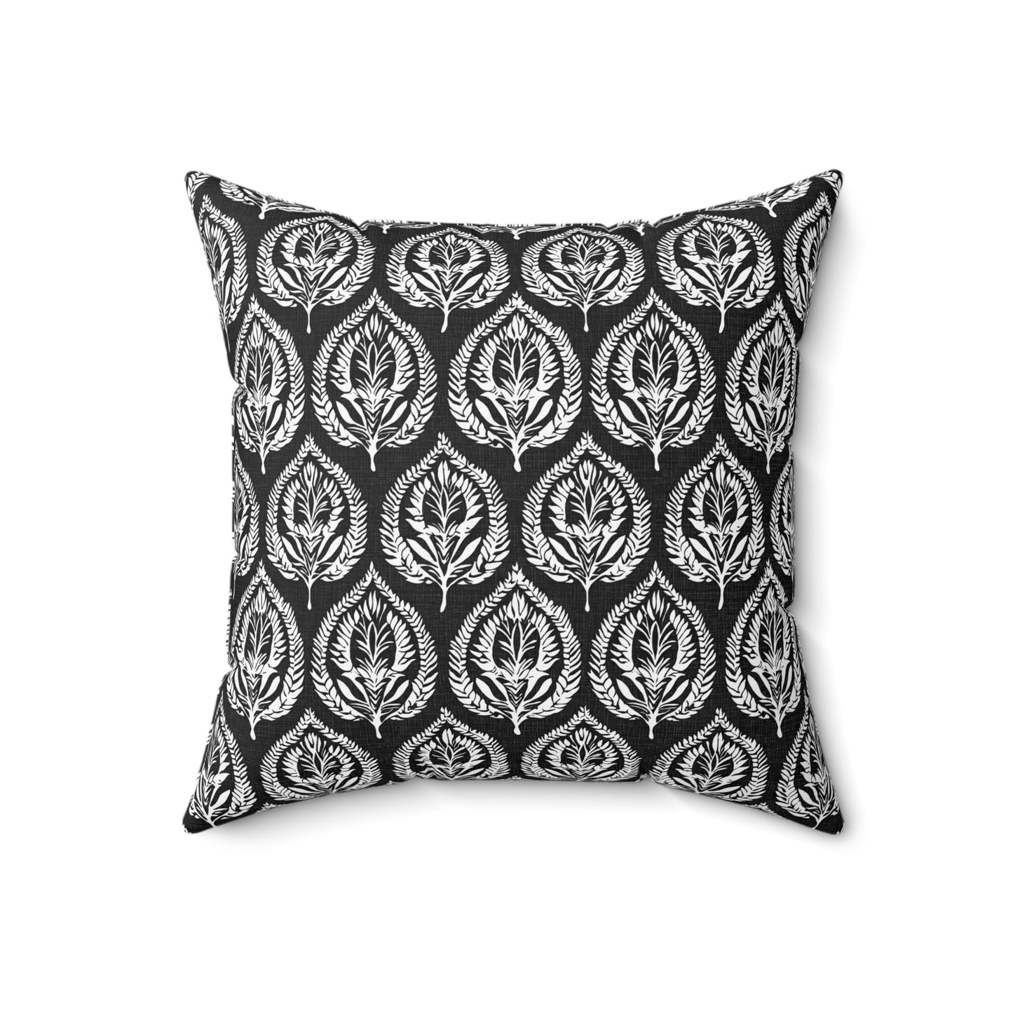 Deco Leaf - Spun Polyester Square Pillow