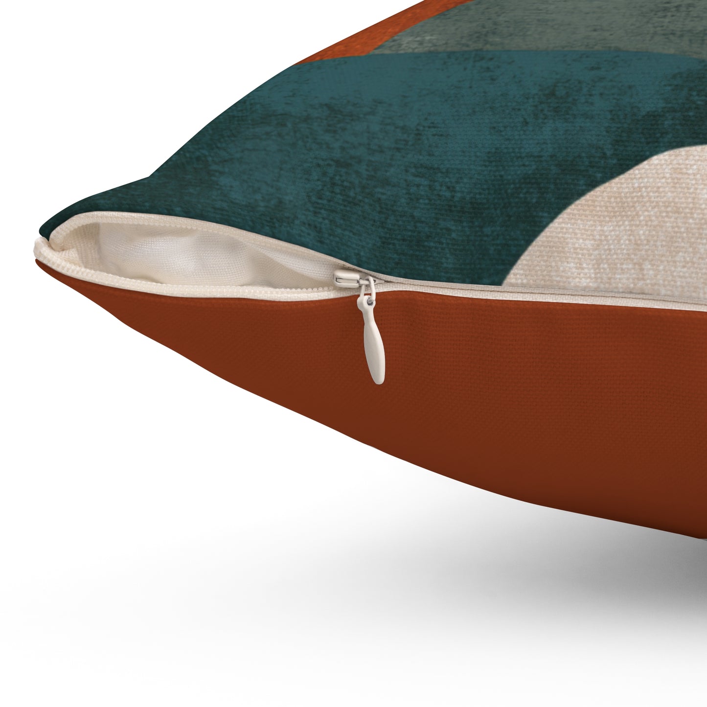 Terracotta Horizon View - Spun Polyester Square Pillow