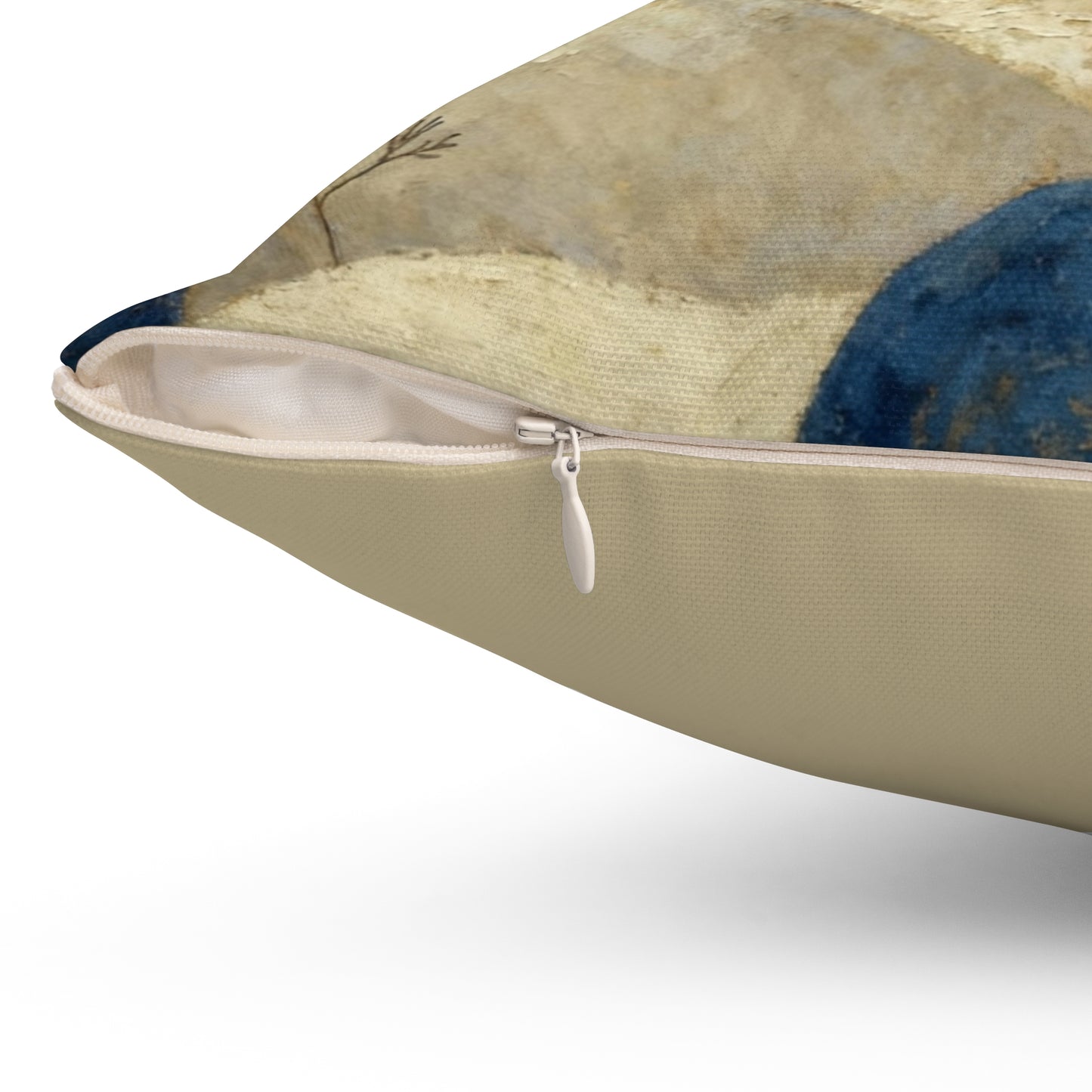 Midnight Hill Landscape - Spun Polyester Square Pillow