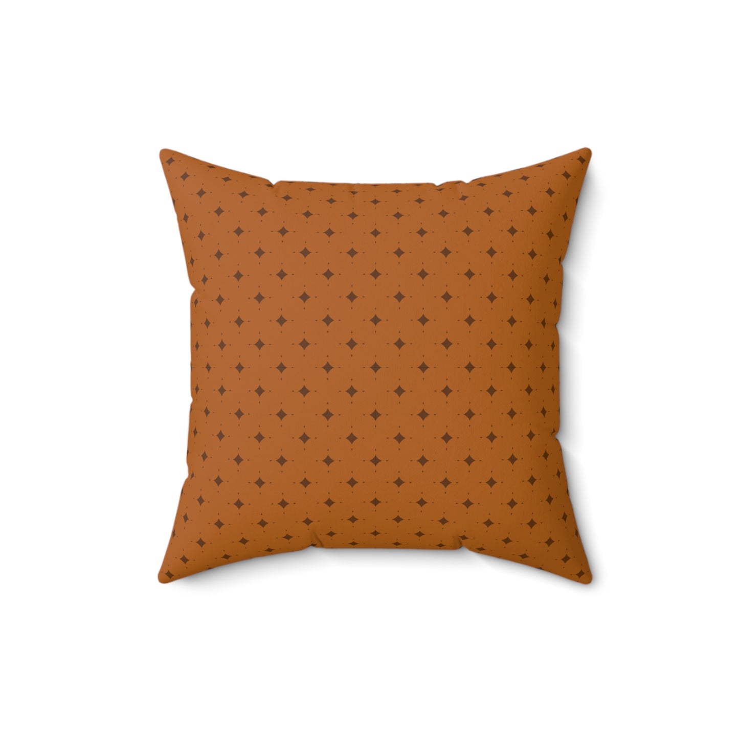 Terracotta Dot Fade - Spun Polyester Square Pillow