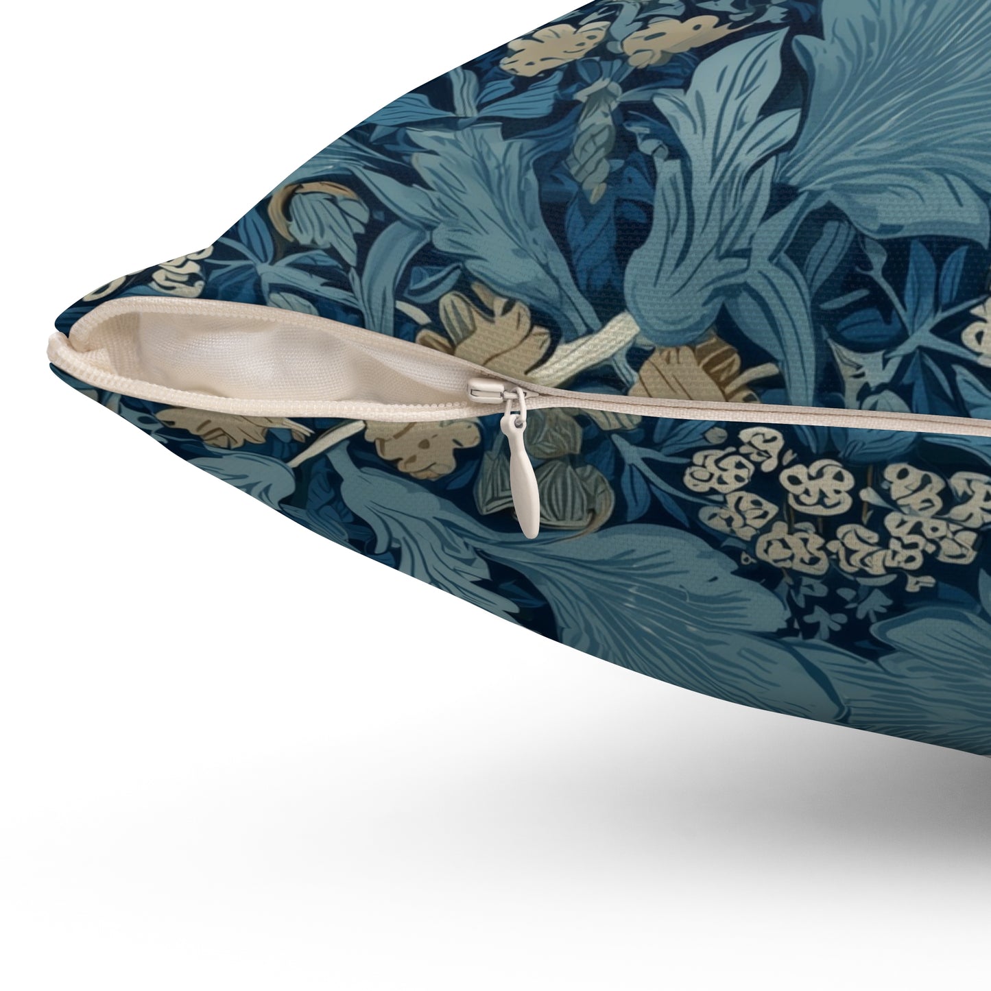 Twin Bloom Crest - Spun Polyester Square Pillow